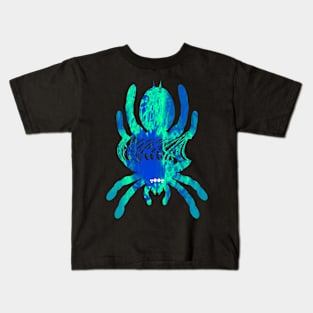 Tarantula Silhouette 52 (Tie Dye) Kids T-Shirt